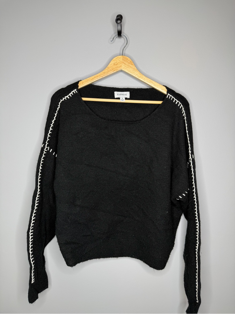 Evereve black sweater